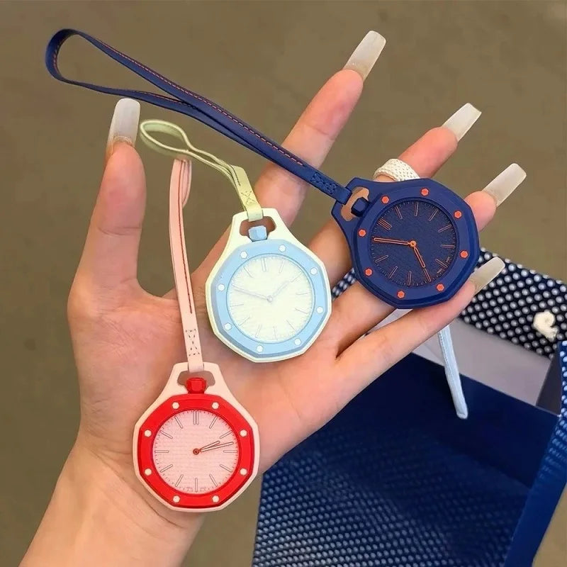 2026 New Hot Pocket /*Watch *Octagonal Pop Style Neck Quartz Movement Candy Color Quartz Watch Color Niche Personality Removable