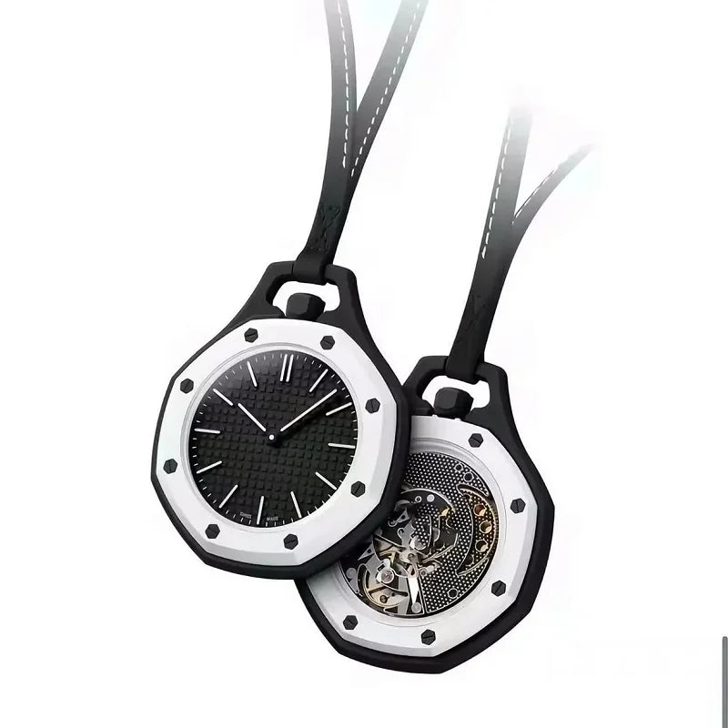 2026 New Hot Pocket /*Watch *Octagonal Pop Style Neck Quartz Movement Candy Color Quartz Watch Color Niche Personality Removable